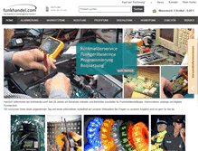 Tablet Screenshot of funkhandel.com